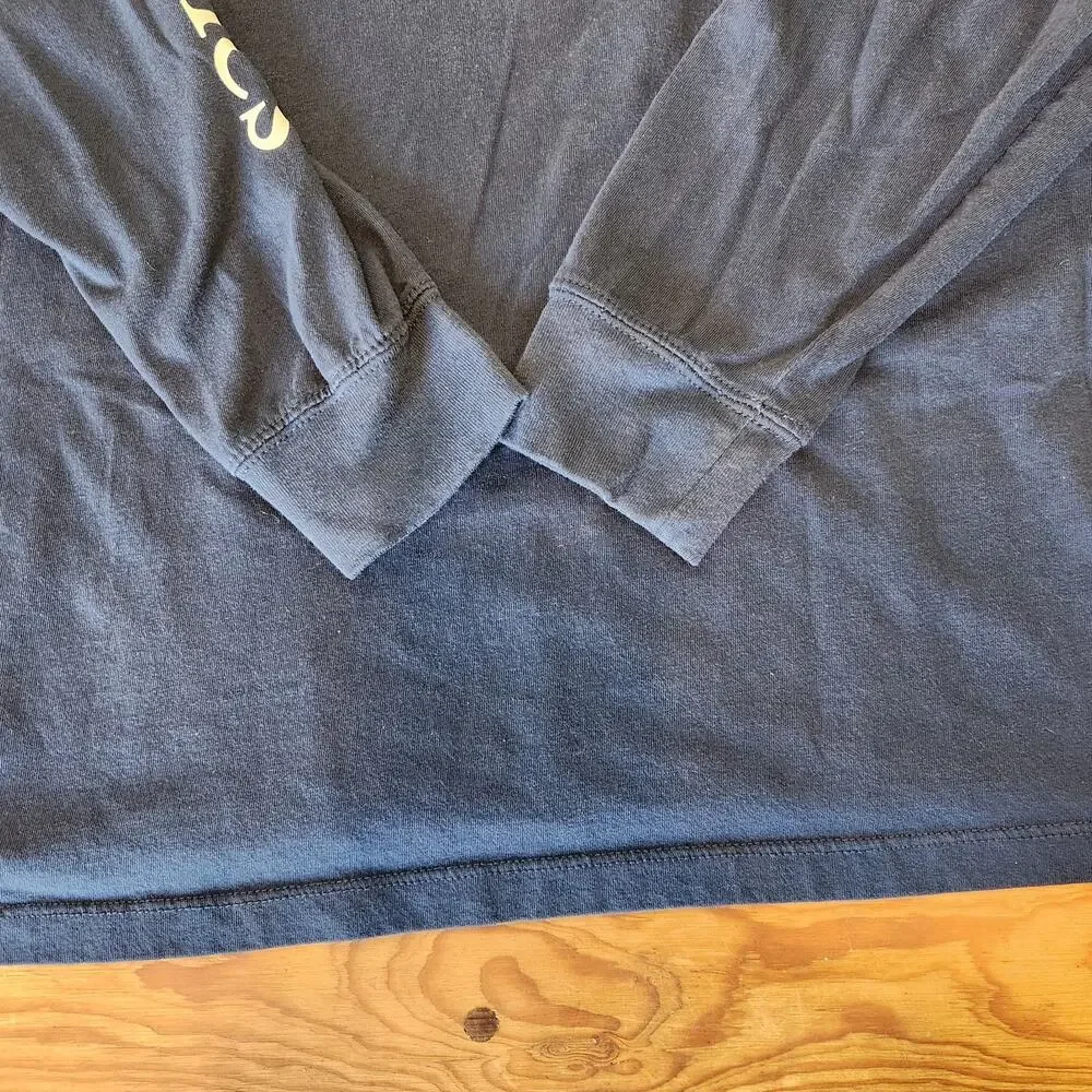 Vineyard Vines Mens Long-sleeve T-shirt Football Whale College Preppy Medium